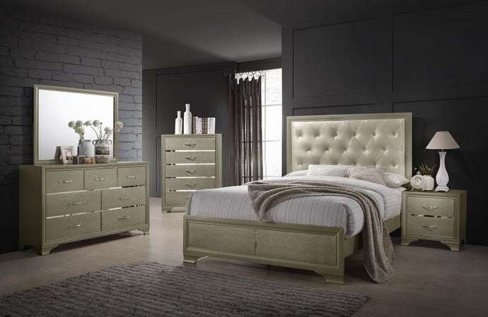 4PCS QUEEN BEDROOM SET /205291Q-S4-COA
