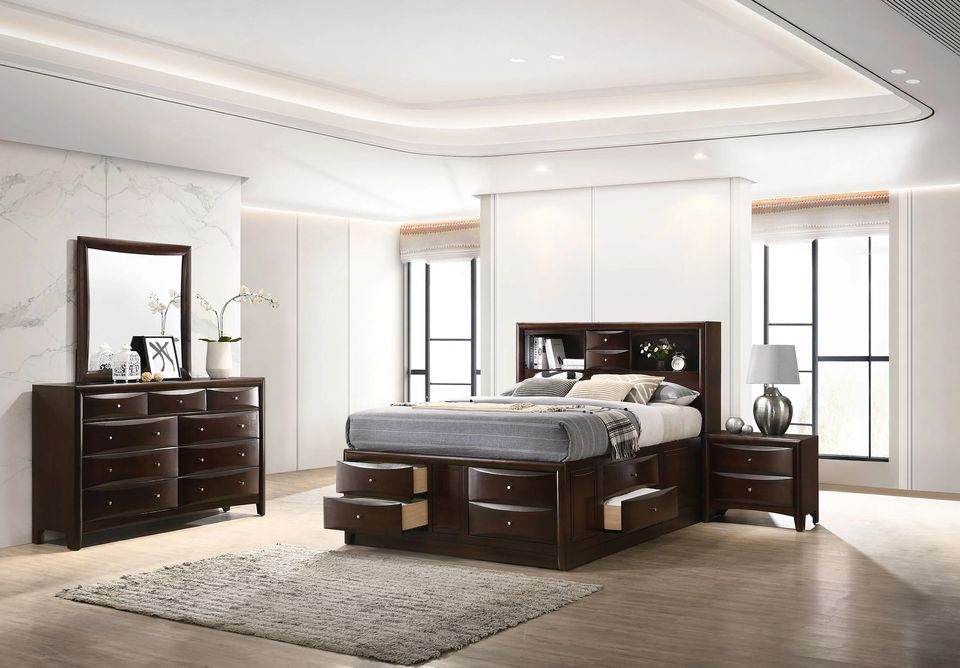 4PCS QUEEN BEDROOM SET /200409Q-S4-COA