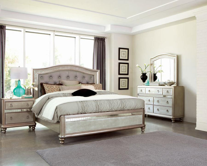 4PCS QUEEN BEDROOM SET /204181Q-S4-COA