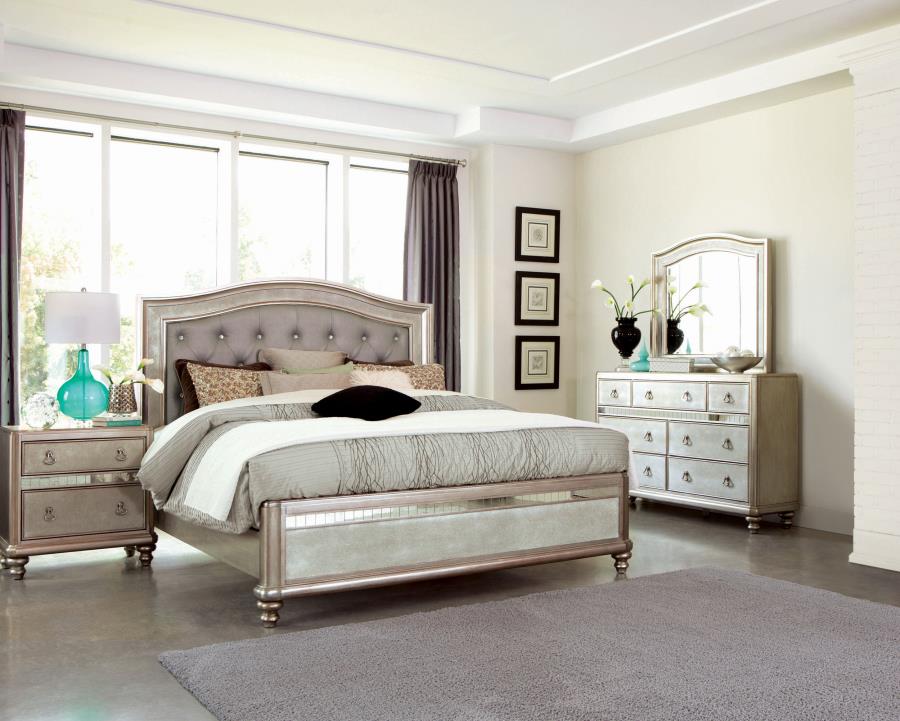 4PCS QUEEN BEDROOM SET /204181Q-S4-COA