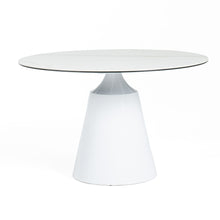 Load image into Gallery viewer, ROUND WHITE CARAMIC DINING TABLE 8744-VIG