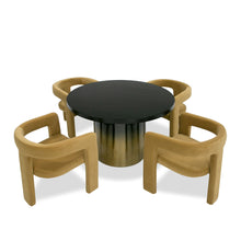 Load image into Gallery viewer, GRADIENT STAINLESS STEEL ROUND DINING TABLE 1658A-VIG