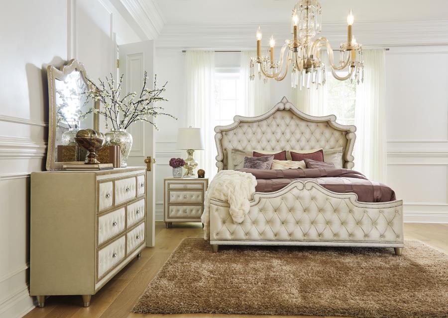 4PCS QUEEN BEDROOM SET /223521Q-S4-COA