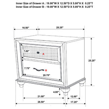 Load image into Gallery viewer, 4PCS QUEEN BEDROOM SET /205891Q-S4-COA