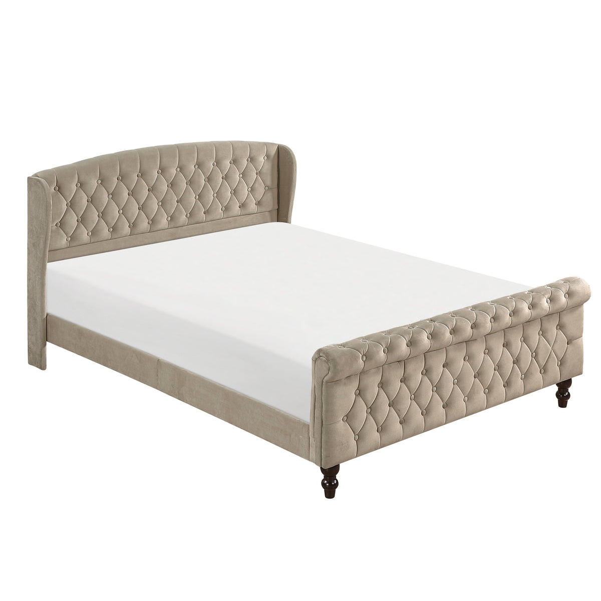 Queen Platform Bed  2550BR-1 HME
