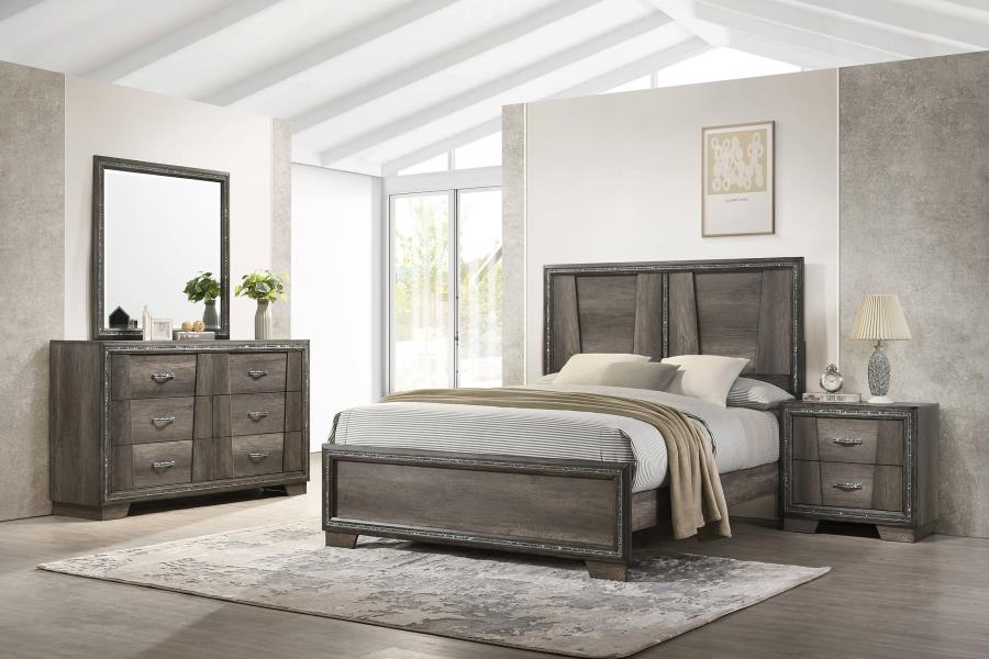 4PCS QUEEN BEDROOM SET /223551Q-S4-COA