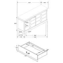 Load image into Gallery viewer, 4PCS QUEEN BEDROOM SET /204691Q-S4-COA
