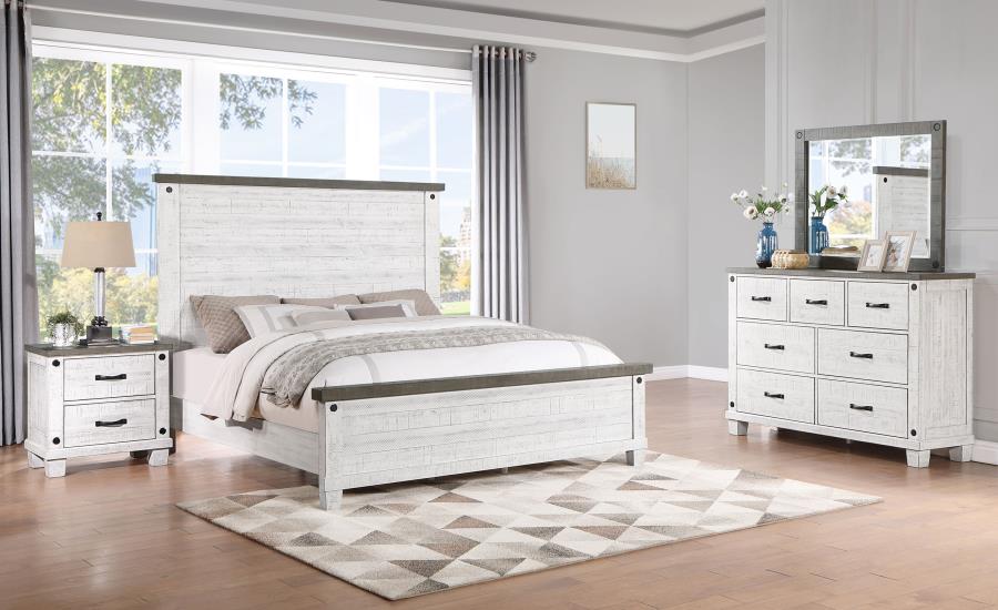 4PCS QUEEN BEDROOM SET /224471Q-S4-COA