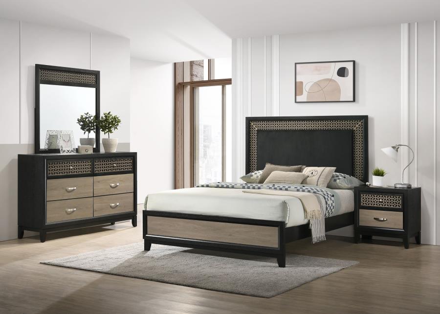 4PCS QUEEN BEDROOM SET /223041Q-S4-COA