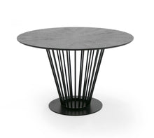 Load image into Gallery viewer, MODERN BLACK ROUND DINING TABLE 2599-VIG