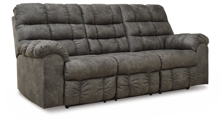 RECLINING SOFA AND LOVESEAT 2840289/94-ASH
