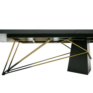 STAINLESS STEEL DINING TABLE 1599-VIG