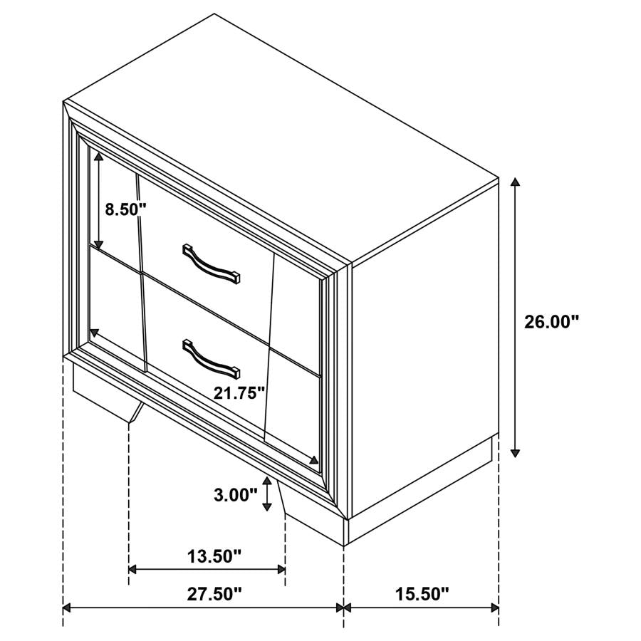 4PCS QUEEN BEDROOM SET /223551Q-S4-COA