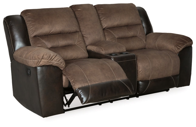 RECLINING SOFA AND LOVESEAT 2910188/94-ASH