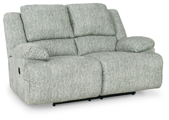 RECLINING SOFA AND LOVESEAT 2930281/86-ASH
