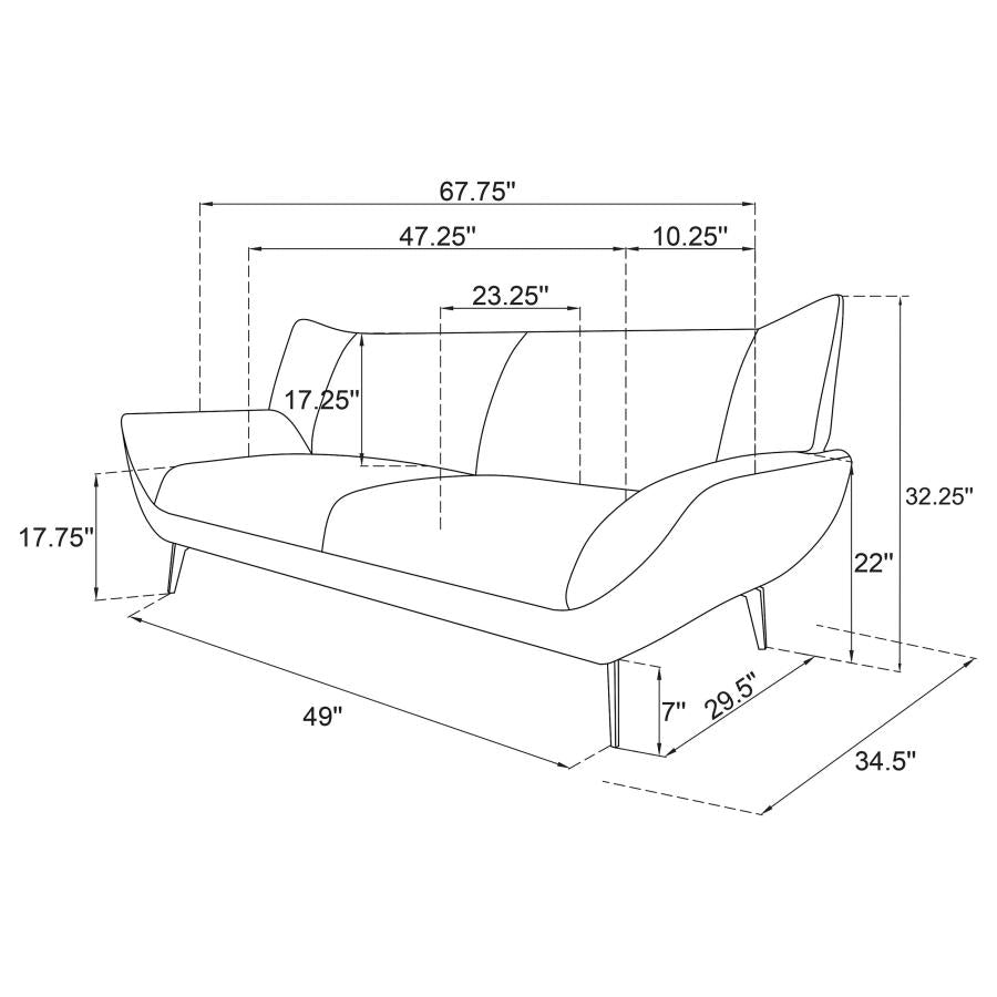 SOFA AND LOVESEAT 511161-S2-COA