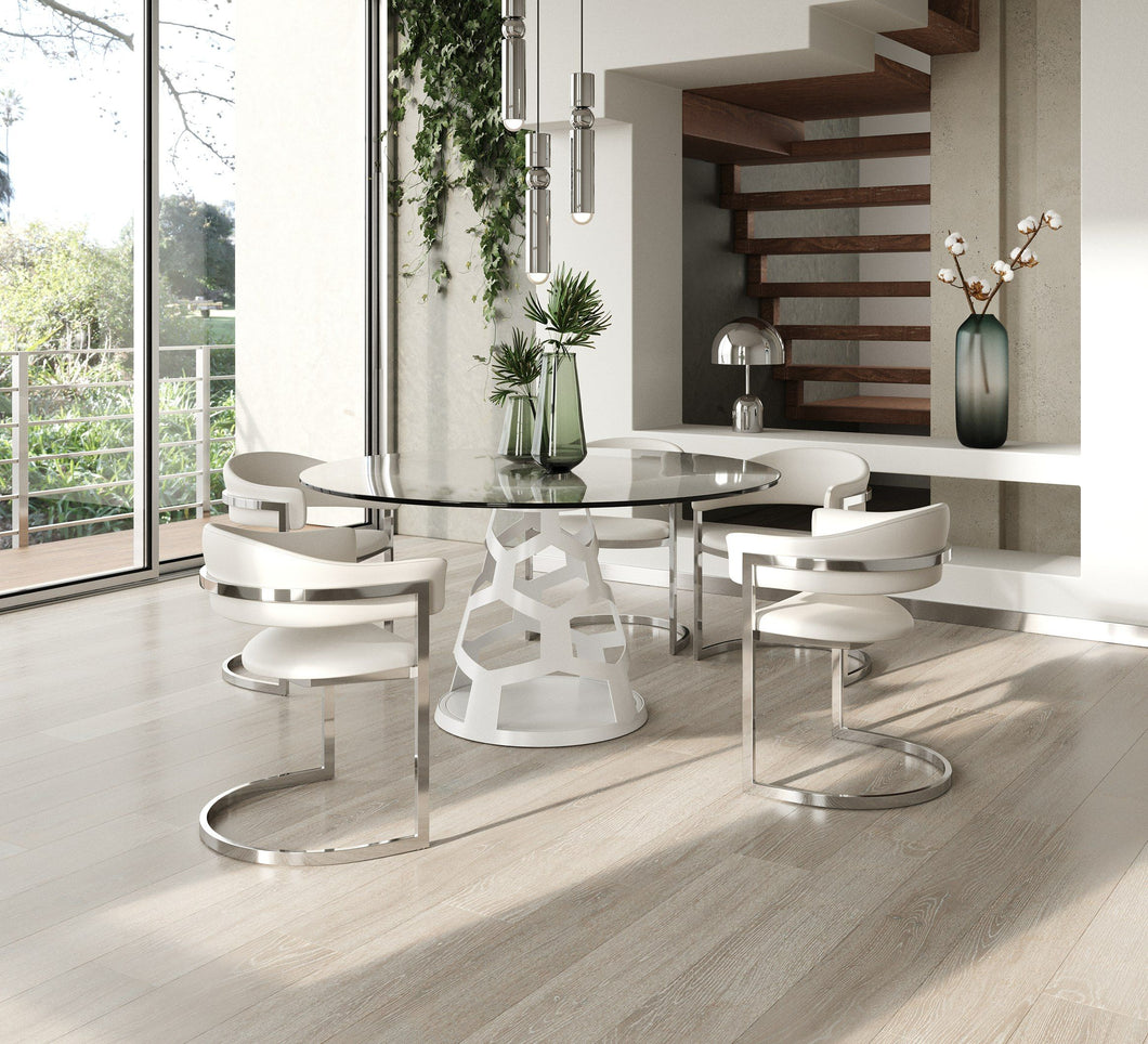 WHITE DINING TABLE 8800-VIG