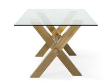 Load image into Gallery viewer, GLASS DINING TABLE 1305-VIG