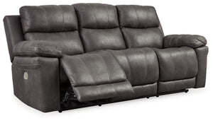 POWER RECLINING SOFA AND LOVESEAT 3000418/15-ASH