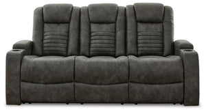 POWER RECLINING SOFA AND LOVESEAT 3060615/18-ASH