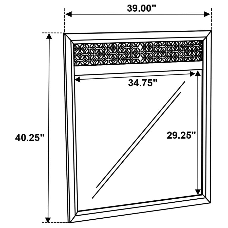 4PCS QUEEN BEDROOM SET /223041Q-S4-COA