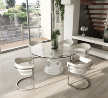 Load image into Gallery viewer, WHITE DINING TABLE 8800-VIG