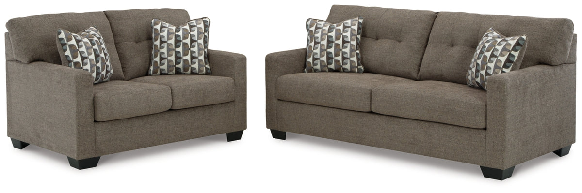SOFA AND LOVESEAT 3100538/35-ASH