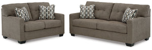 SOFA AND LOVESEAT 3100538/35-ASH