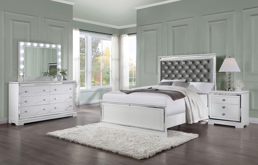 4PCS QUEEN BEDROOM SET /223561Q-S4-COA