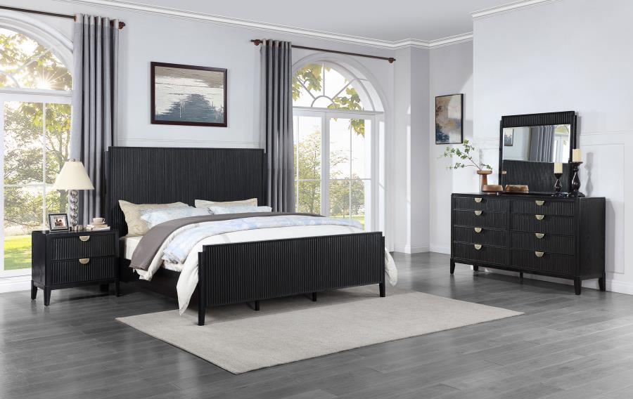 4PCS QUEEN BEDROOM SET /224711Q-S4-COA