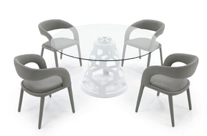 WHITE DINING TABLE 8800-VIG
