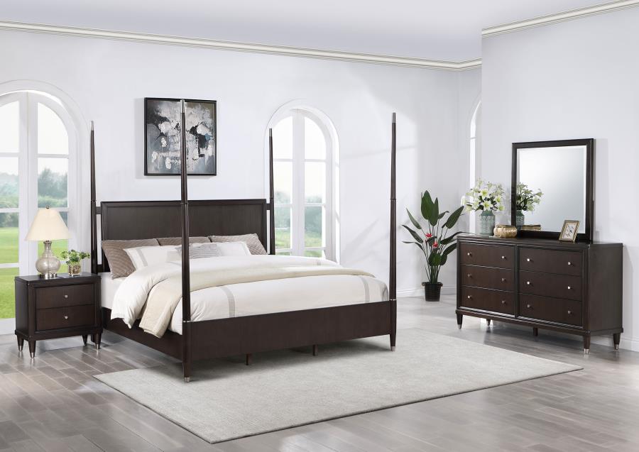 4PCS QUEEN BEDROOM SET /223061Q-S4-COA