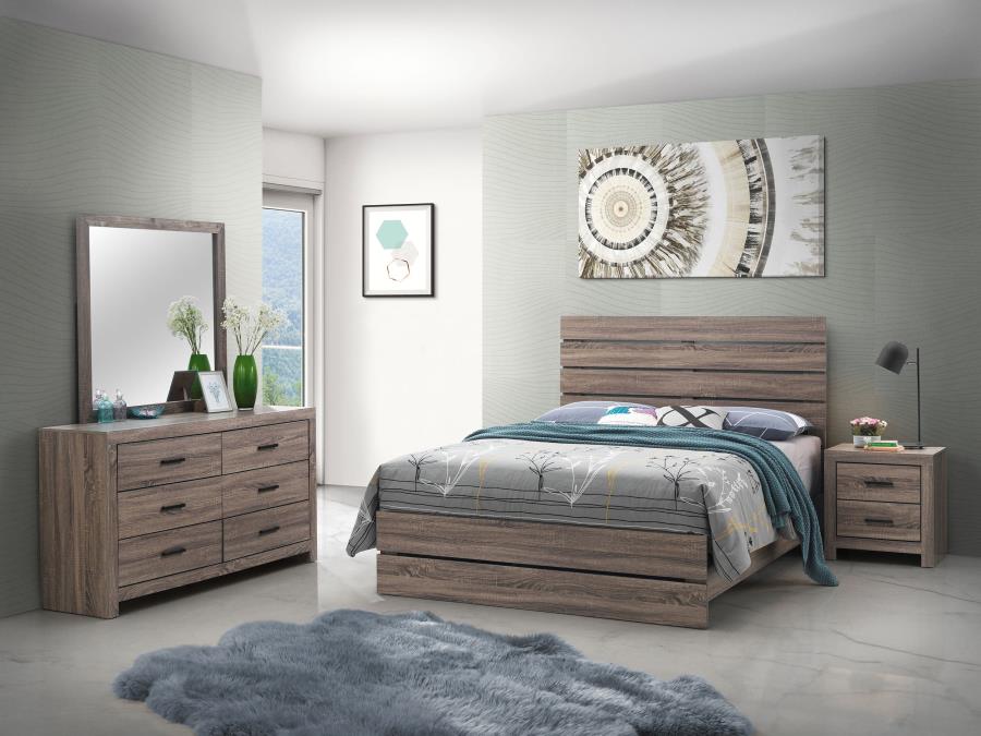 4PCS QUEEN BEDROOM SET /207041Q-S4-COA