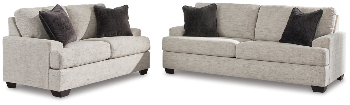 SOFA AND LOVESEAT 3310438/35-ASH