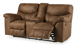 RECLINING SOFA AND LOVESEAT 3380288/94-ASH