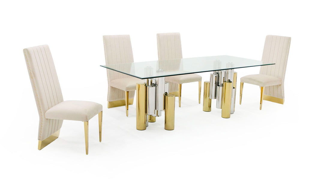 MODERN RECTANGULAR DINING TABLE T413-VIG