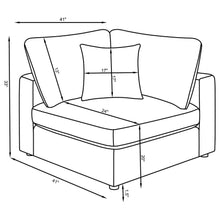 Load image into Gallery viewer, SECTIONAL 4PCS 551321-COA