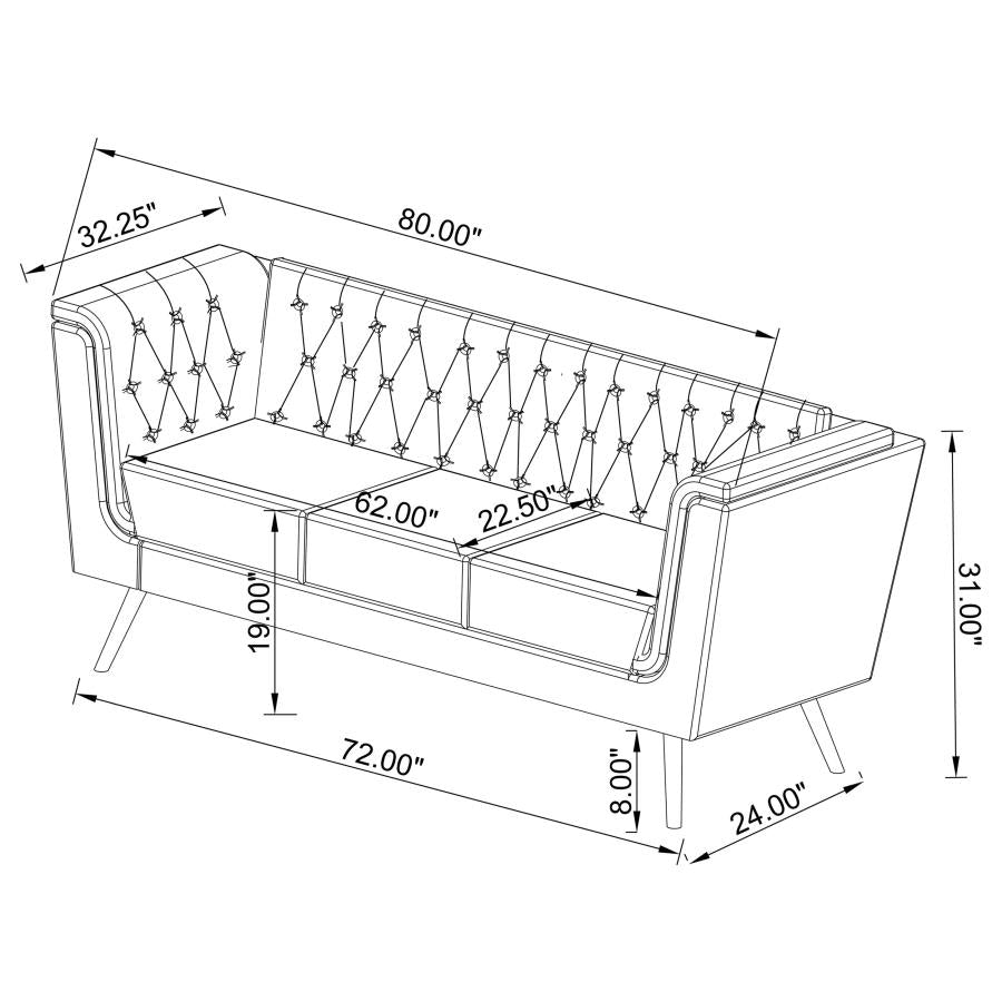 SOFA AND LOVESEAT 508441-S2-COA