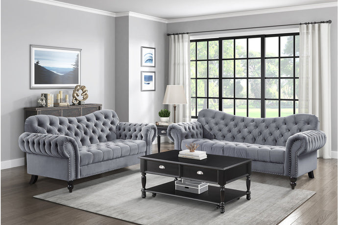 SOFA & LOVESEAT 9330DG-HE