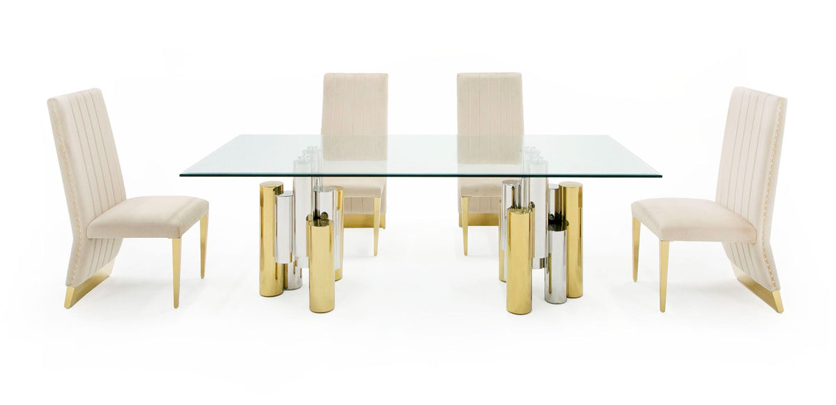 MODERN RECTANGULAR DINING TABLE T413-VIG