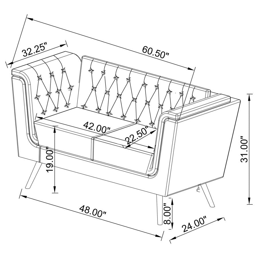 SOFA AND LOVESEAT 508441-S2-COA