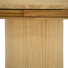 Load image into Gallery viewer, MODERN NATURAL OAK ROUND DINING TABLE WIHT EXTENSION 1255-VIG