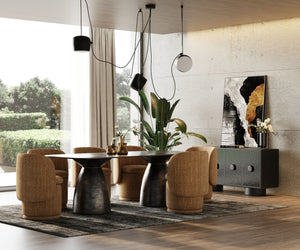 RECTANGULAR DINING TABLE 1717-VIG