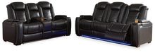 Load image into Gallery viewer, POWER RECLINING SOFA AND LOVESEAT 3700315/18-ASH
