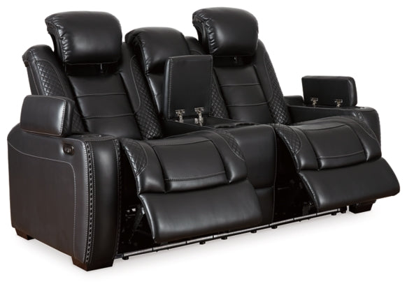 POWER RECLINING SOFA AND LOVESEAT 3700315/18-ASH