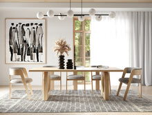 Load image into Gallery viewer, MODERN NATURAL OAK RECTANGULAR DINING TABLE 1257-VIG