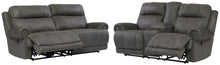 Load image into Gallery viewer, RECLINING SOFA AND LOVESEAT 3840181/94-ASH