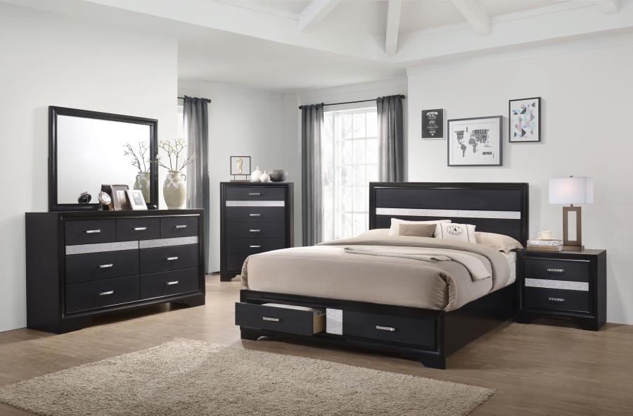 4PCS QUEEN BEDROOM SET /206361Q-S4-COA