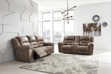 Load image into Gallery viewer, POWER RECLINING SOFA AND LOVESEAT 3990587/96-ASH