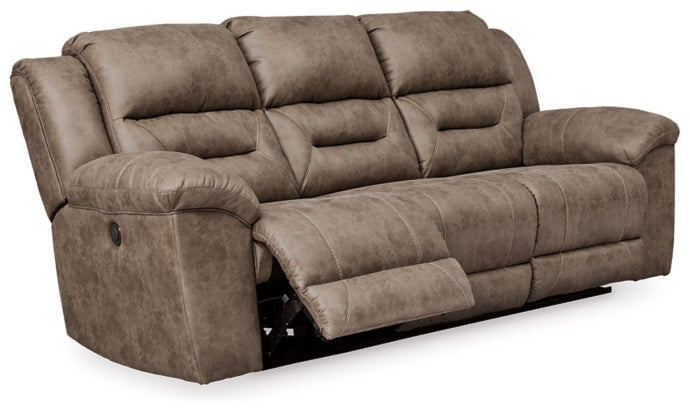 POWER RECLINING SOFA AND LOVESEAT 3990587/96-ASH